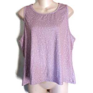 Harmony Balance Mauve Pink Tank Top Size Womens Large